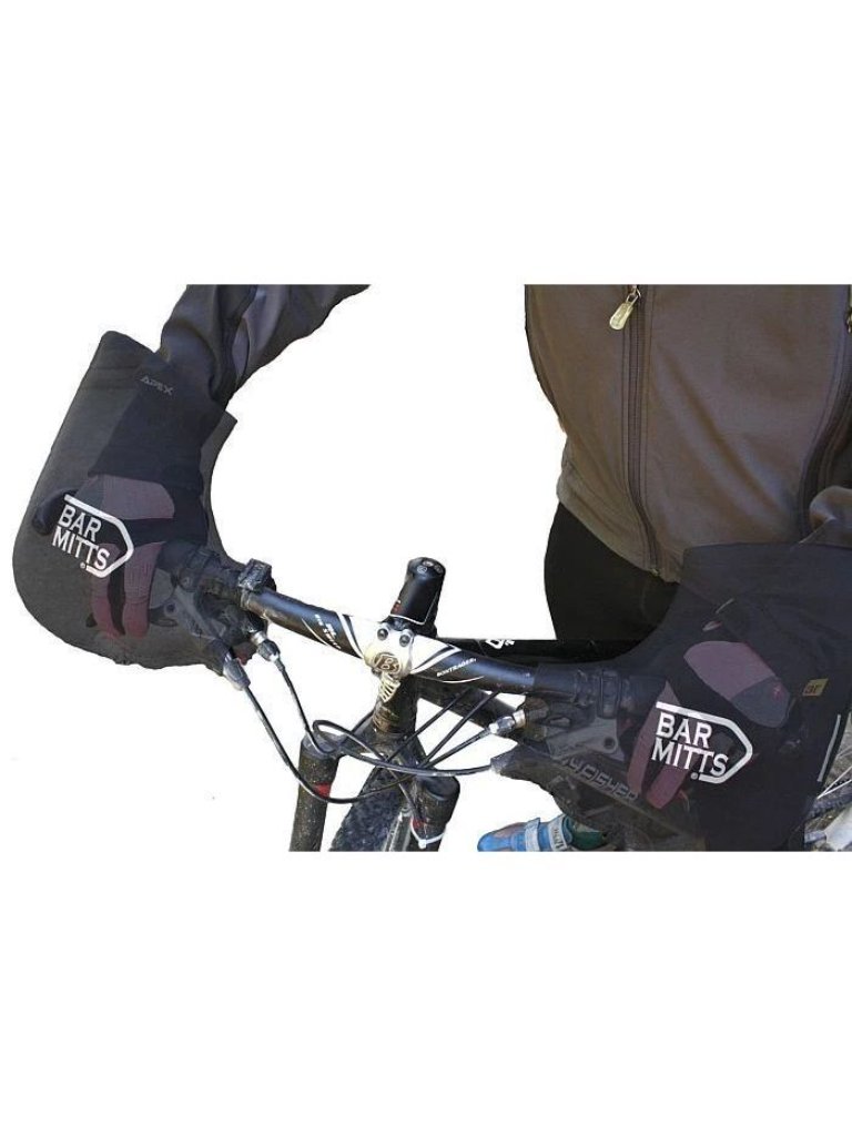 Bar Mitts Mountain / Commuter Pogie Bicycle Handlebar Mittens Large Black — image 2 of 6